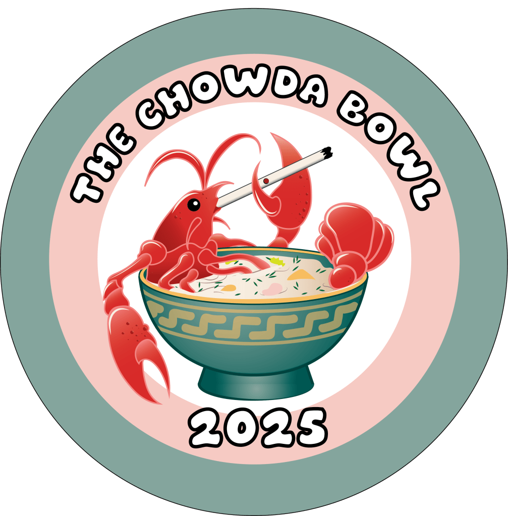 The official Chowda Bowl 2025 logo.
